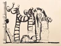 Philip Guston Studio Corner Lithograph, Signed Edition - Sold for $7,040 on 03-04-2023 (Lot 340).jpg